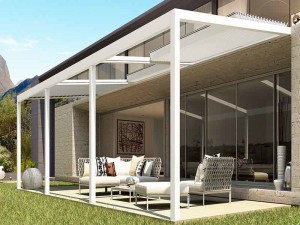 Pergolato Sunroom ampliamento casa Cesena